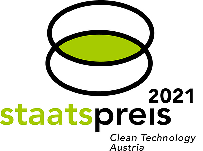 Logo Staatspreis Umwelt- und Energietechnologie 2021