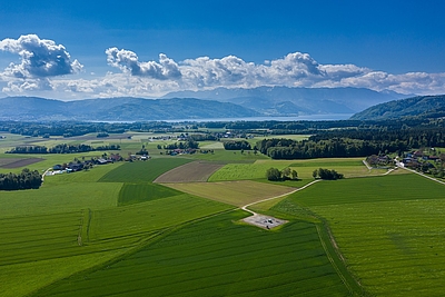 Luftaufnahme Rubensdorf in Oberösterreich