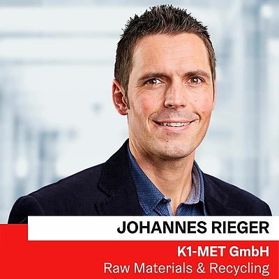 DI Dr.mont. Johannes Rieger | K1-MET GmbH ©K1-MET GmbH
