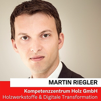 Dr. Martin Riegler | Teamleiter Holzwerkstoffe & Digitale Transformation © Kompetzenzzentrum Holz 