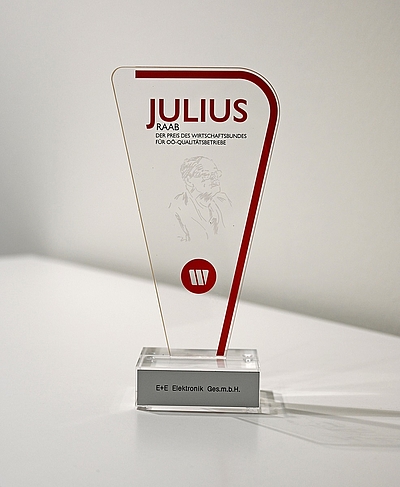 Julius Raab Award – Preis des Wirtschaftsbundes für OÖ. Qualitätsbetriebe